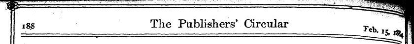 i-8s The Publishers' Circular __J v | , ...