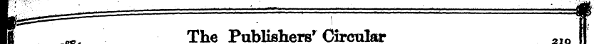 If ^ " The x Publishers uut-iiw ' v Circ...
