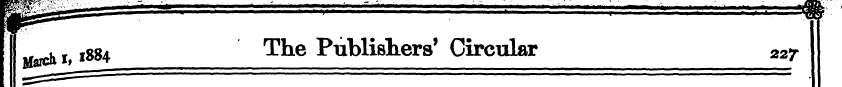 11 March i» 1884 The Publishers' Circula...