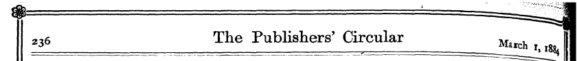 236 The Publishers' Circular March I