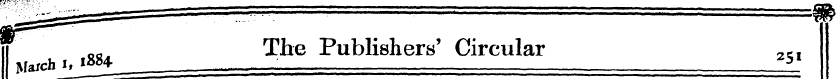March '- «88 oo * — The " Publish ' ers'...