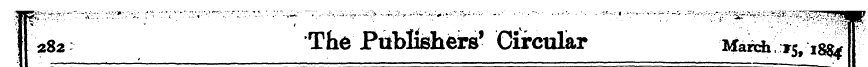 282 The Publishers 1 Circular March *s,i...