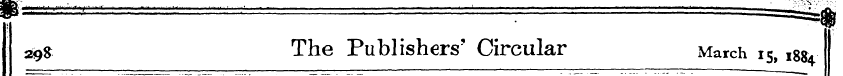 29* The Publishers' Circular March 15, i...