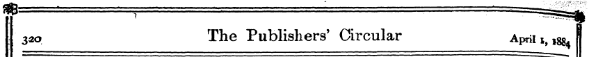 32o The Publishers' Circular April i, I ...