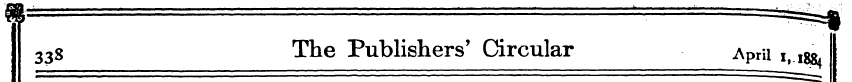 338 The Publishers' Circular April i, ig...