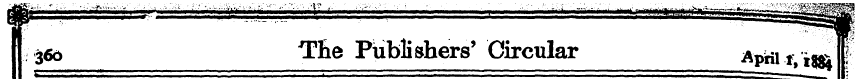 36 *¦ d TEe . P . ubli . shers' Circular...