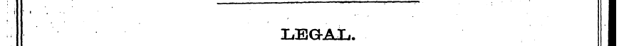 LEGAL. I
