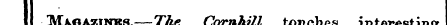 !Maoazinbs.—The Cornhill touches interes...