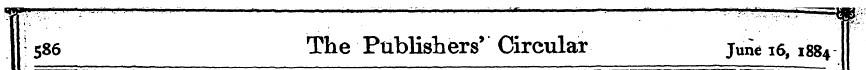 I ! 586 The Publishers * Circular June 1...