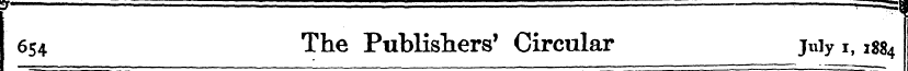 654 The Publishers' Circular juiy 1,2s$ ...