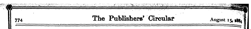 I 774 The Publishers 1 Circular August i...