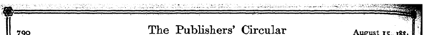 too The Publishers' Circular Aiumfttre-....