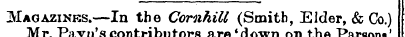 Magazines Mr. Payn ^^^ m .— 's contribut...