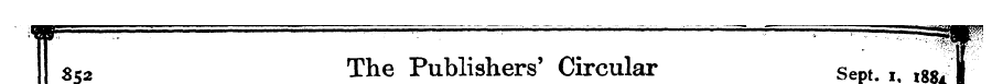 ¦ ¦« ¦ ¦ ;- ---^P 852 The Publishers' Ci...