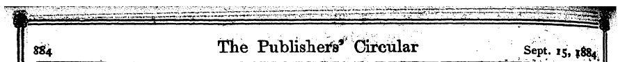 $8? 4 Tlte Publislieifc * C&cular Sept. ...