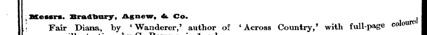 \ ! Messrs Fair . Bradbury Diana, b * y ...