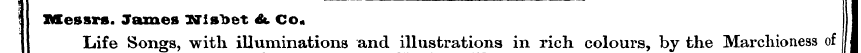 ! I \ Messrs. James CTlsftet &l Co. I H ...