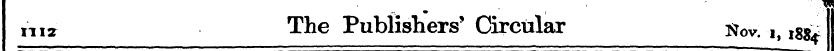 m illar The Publishers* Circular ^ov# h ...