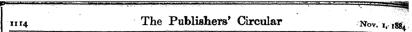 1114 The Publishers' Circular . nov; * ,...