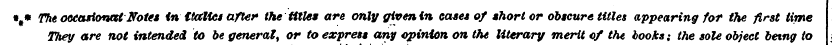 %• The ozeaxionnl Notts in italics after...
