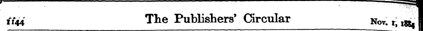 f 144 The Publishers' Circular Kov. rl8 ...