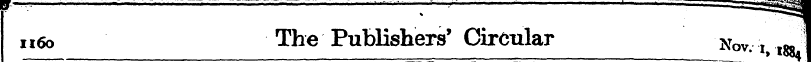 ¦I ' iM 1160 The Publishers' Circular No...