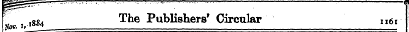 ? l8s4 The Publishers' Circular 1,61