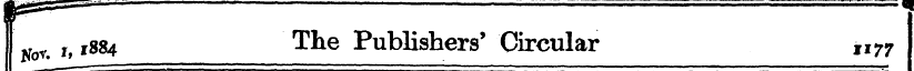 iftl '-^ — q NoV , r, 1884 The Publisher...