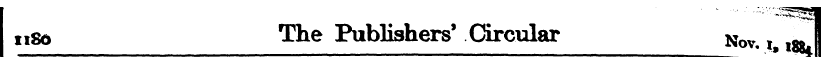 ' " "" : " ; ''-^5? n8o The Publishers' ...