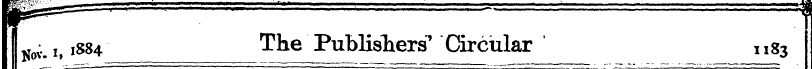 w*- Lov.i, im The Publishers' Circular ^...