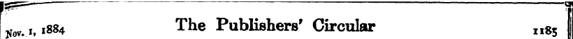 IPF? — ' « jjov. i. l8& * ^e Publishers'...