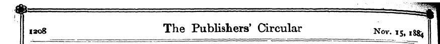 l2o8 The Publishers' Circular Nov l$ ^ ^...