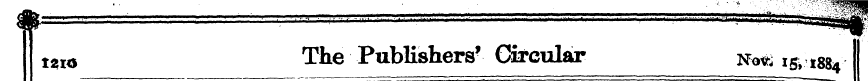 tarn The Publishers' Circular ^ i S . l8...