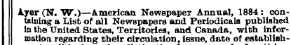 Iyer taining (N. a W List .)— of A all ....
