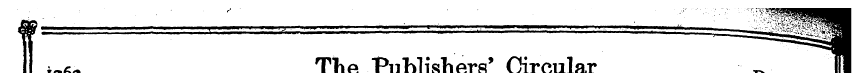 i262 The Publishers' Circular Dec |l 1 '...