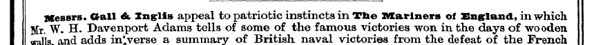 Messrs. Gall & Xnglis appeal to patrioti...