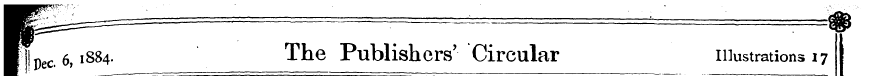 B| pec6,1884. The Publishers' Circular i...