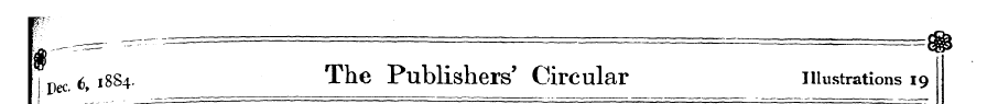 w i pec. 6,18S4. The Publishers' Circula...