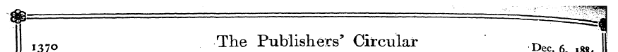 n7O The Publishers' Circular D