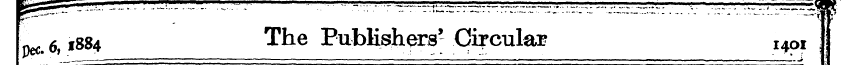 fr ^'"~ - ' "' ~ """ ••¦—«$' p^ 6,1884 T...