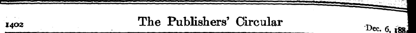 i4o2 The Publishers' Circular I De
