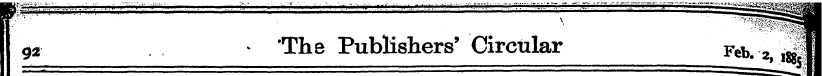 I gi - The Publishers' Circular Ffthm 2^...