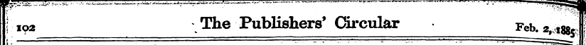 j ,?2 The Publishers' Circular *^gl