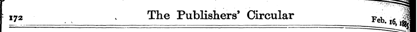 _ 172 :. .. s The Publishers' Circular p...