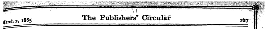 tfaich 2t r88s The Publishers* Circular ...