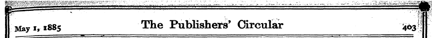 May^iSSs The Publishers' Circular iios ^...
