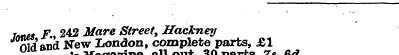 Tnnes F.242 3/ar« Street, Hackney AWand ...