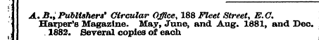 i J.. A, Publishers' Circular Office, 18...