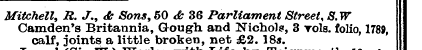 Mitchell Camden , R 's . J Britannia ., ...