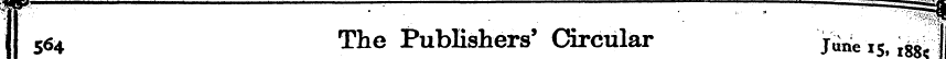 I 564 The Publishers' Circular J»ne 15, ...